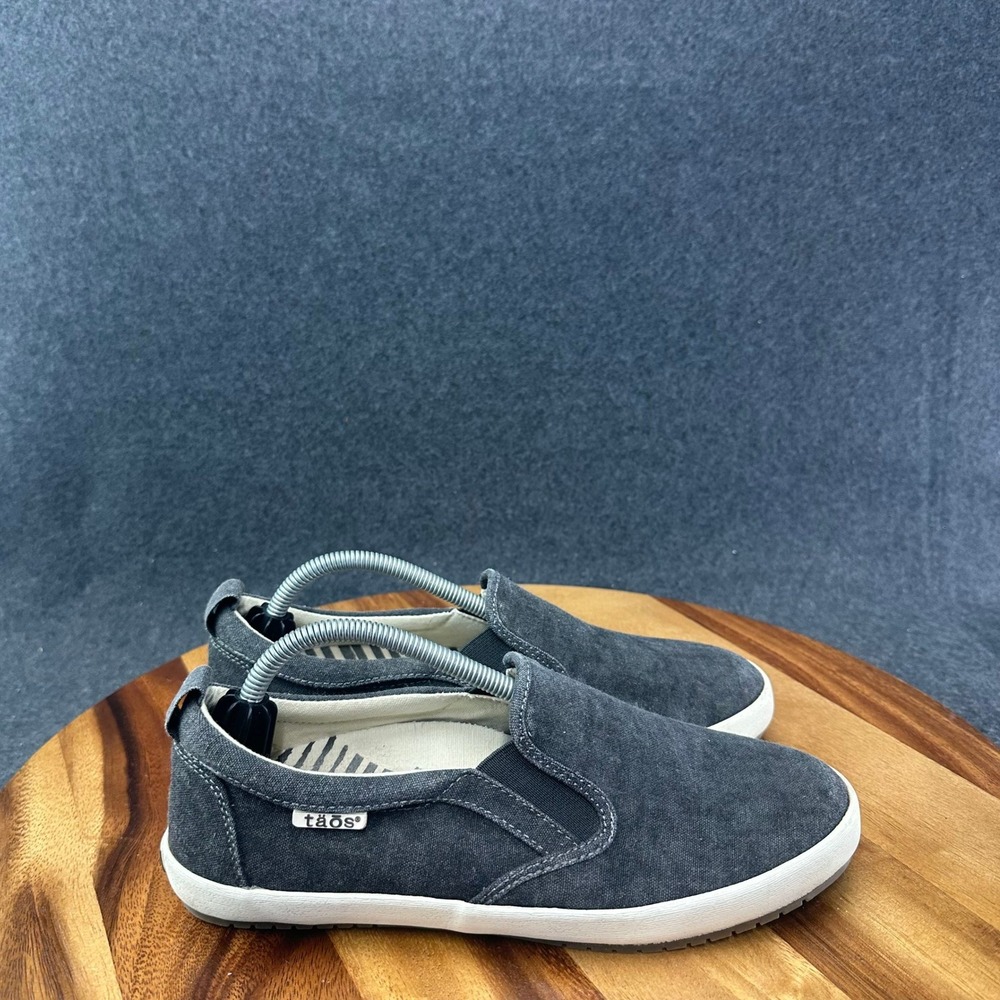 Taos Dandy Loafers Flats Sneakers Shoes Womens Size 7.5 Gray Casual Slip On